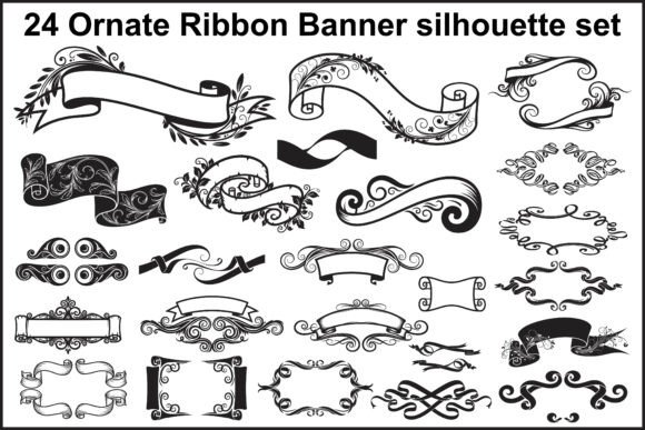24 Elegant Ornate Ribbon Banner Bundle: A Practical Evaluation for Designers