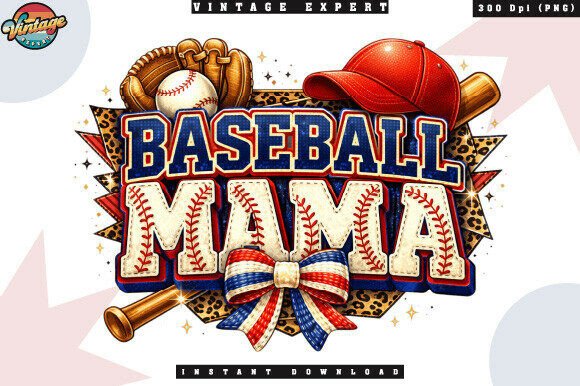 4th of July Baseball Mama Patriotic PNG: A Design Guide for Creators
