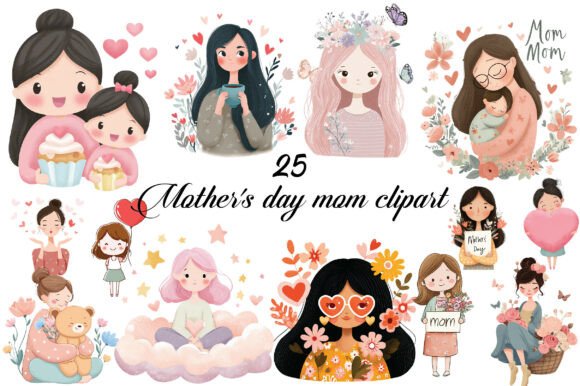 Bringing Mother’s Day to Life with Whimsical Mom Clipart