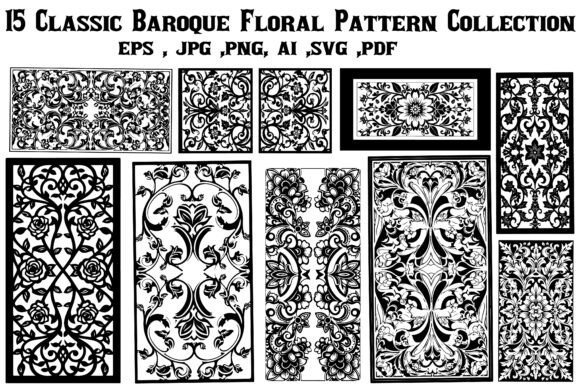 Classic Baroque Floral Pattern Collection: A Guide to Timeless Ornamental Design
