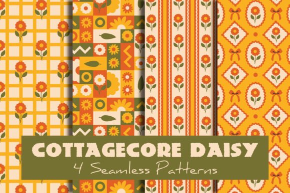 Cottagecore Daisy Seamless Patterns: A Guide to Authentic Vintage Design