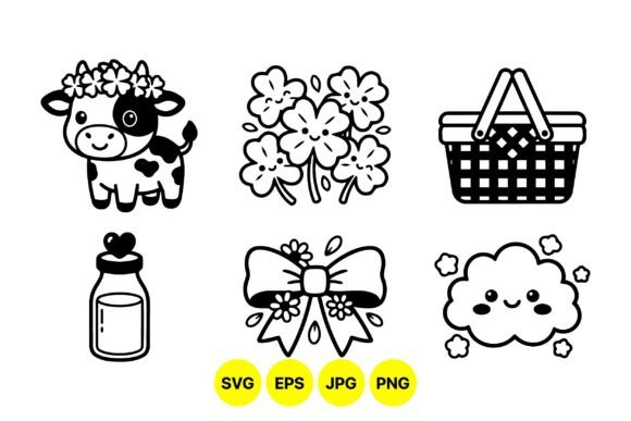 Cute Farmyard Animal SVG Set: A Versatile Collection for Creators