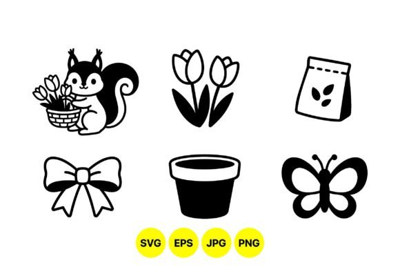 Cute Garden Animal Vector Clipart for Designers