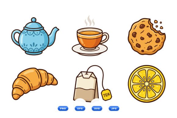 Cute Tea Time Clipart Pack: A Strategic Asset for Visual Communication