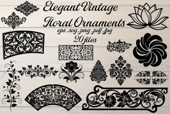 Elegant Vintage Floral Ornaments: A Designer's Guide