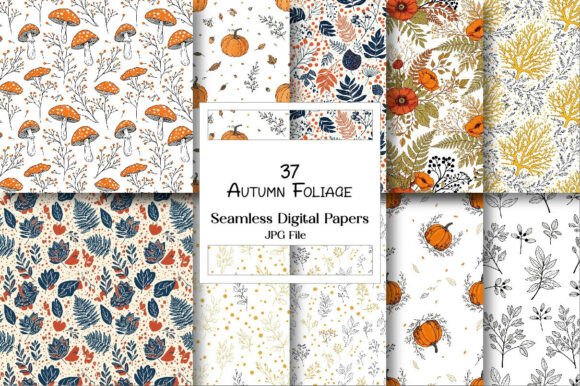Evaluating Autumn Foliage Digital Paper for Creative Projects
