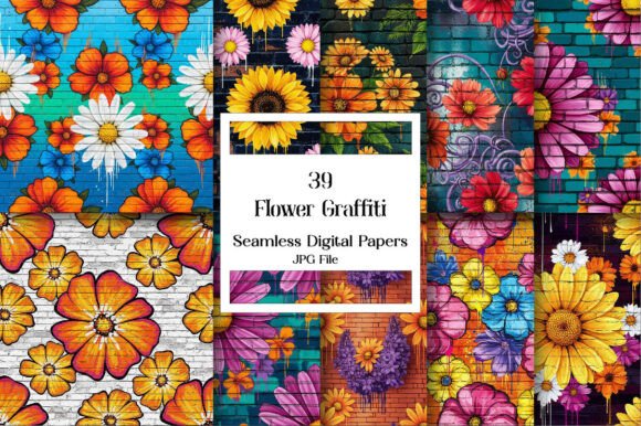 Evaluating Flower Graffiti Seamless Patterns for Modern Design Projects