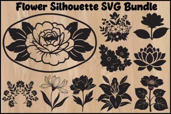 Evaluating the Flower Silhouette SVG Bundle for Professional and DIY Crafting