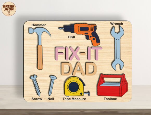 Father’s Day Laser Cut File SVG for DIY Gifts