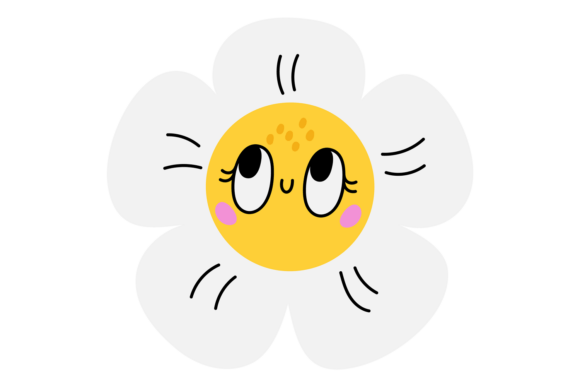 Flower Character Face: Daisy Smiling Emo and the Power of Positive Visuals