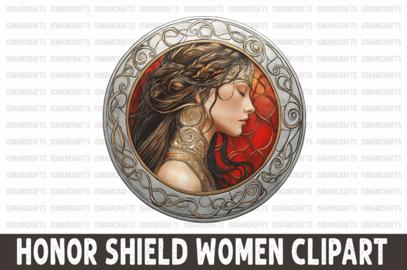 Honor Shield Women Clipart PNG: Elevating Your Creative Projects with Dignity and Style