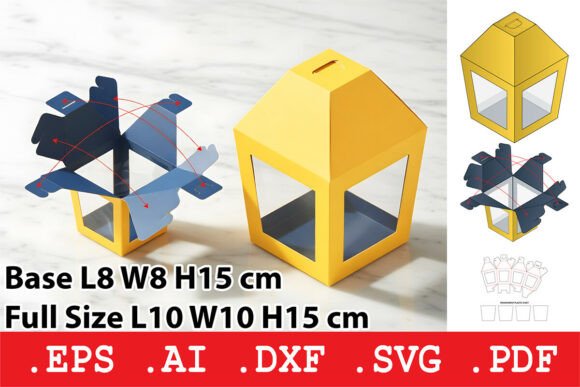 Lantern Style Gift Box with Four Windows: A Modern Packaging Solution