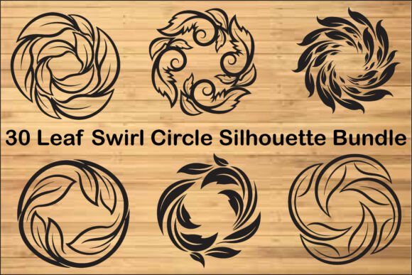 Leaf Swirl Circle SVG Bundle Bundle: A Versatile Toolkit for Botanical Design