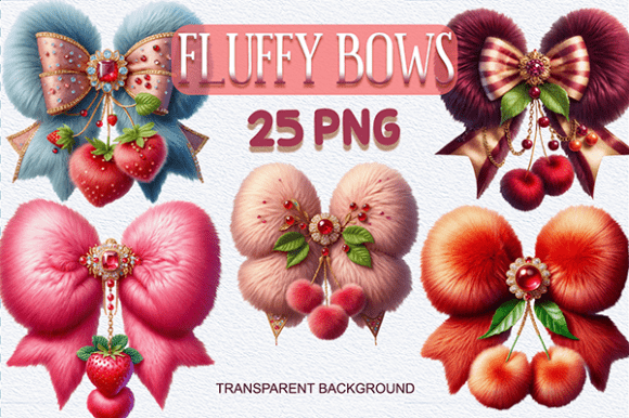 Luxury Fur Bows Jeweled Fruit Bundle: A Strategic Asset for Digital Creators