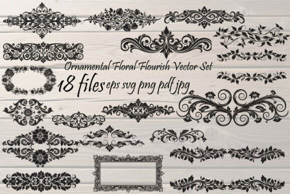 Mastering Design Elegance: A Guide to Ornamental Floral Flourish Dividers
