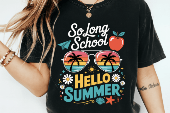 So Long School Hello Summer PNG