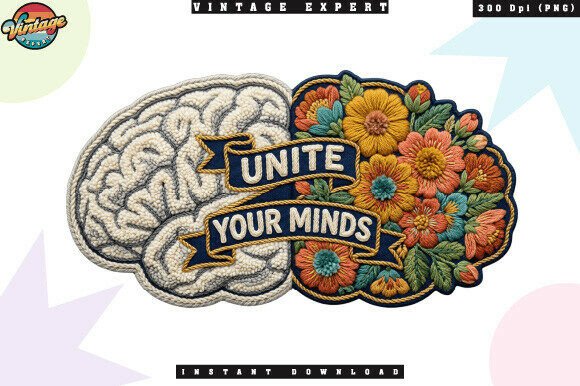 Unite Your Minds Crochet Yarn Faux PNG: Merging Creativity and Collaboration