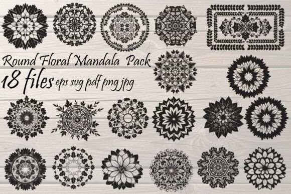 Unlocking Creativity: A Comprehensive Guide to the Round Floral Mandala Pack for Digital Crafting