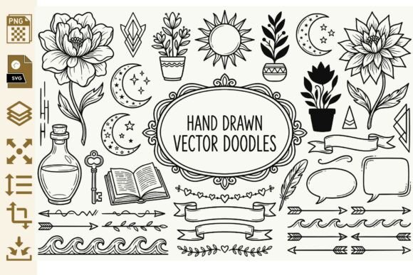 Unlocking Creativity with Hand Drawn Vintage Doodle Clipart: A Comprehensive Guide